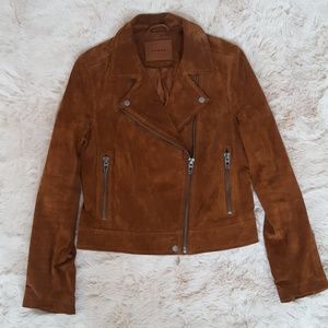 BLANKNYC Suede Moto Jacket